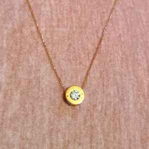 Michael Kors rose gold necklace